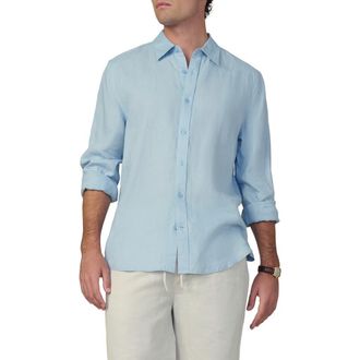 Joe's Jakob Linen Button-Up Shirt in Poolside at Nordstrom Rack, Size Xx-Large