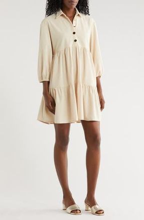 Area Stars Cosette Corduroy Dress in Ivory at Nordstrom Rack, Size X-Large