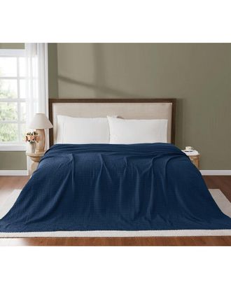 Brooklyn Loom Cotton Waffle Family Blanket