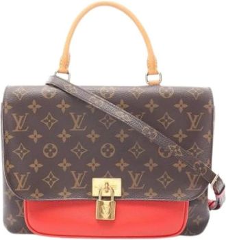 Louis Vuitton Pre-owned Handbags, female, Brown, Size: ONE SIZE Pre-owned Canvas Handbag