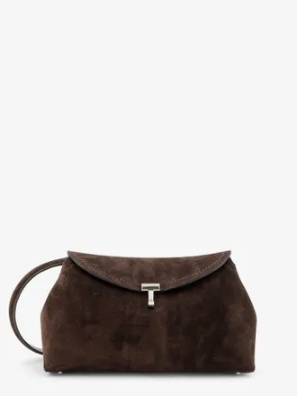 Toteme Pochette T-Lock in suede - TOTEME - gender_Woman