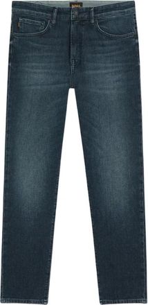 HUGO BOSS Heren, Jeans, Blauw, Maat: W29 L32 Katoen