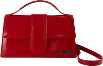 Jacquemus Le Grand Bambino Bag - Dames - Schoudertassen - Rood - ONE Size - Leer - Tassen