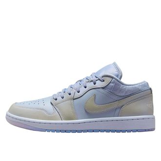Nike Jordan Fitness, Dames, Blauw, 38 1/2 EU, Leer, Air Jordan 1 Low SE