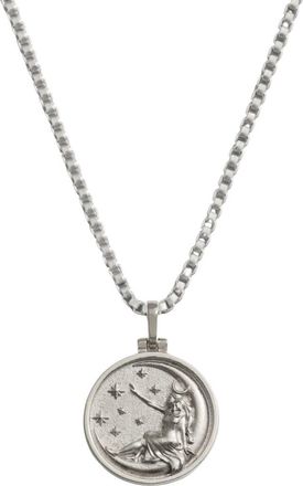 Awe Inspired Mini Goddess Pendant Necklace in 925 Sterling Silver at Nordstrom