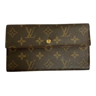 Louis Vuitton Brown Monogram Monogram Long Wallet (Bi-Fold) (Pre-Owned)