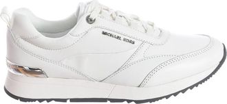 Michael Kors Luxueuze Lage Sneaker - Dames - Sneakers - Wit - 38 1/2 EU - Leer - Schoenen
