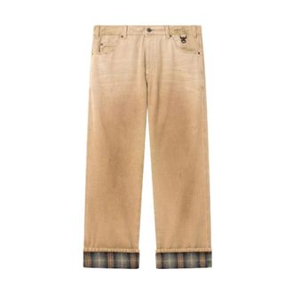 Golden Goose Jeans, Heren, Bruin, L, Katoen, Schilderbroek