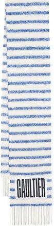 Jean Paul Gaultier The Marini&egrave;re striped scarf - unisex - Wool/Alpaca Wool - One Size - White