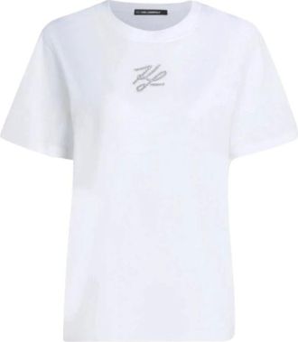 Karl Lagerfeld Dames, Tops, Wit, Maat: XS