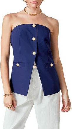 endless rose Strapless Suit Top in Navy at Nordstrom Rack, Size X-Small