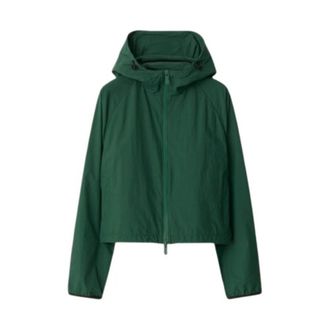 Burberry Womens Ivy Classic-Hood Zip-Up Jacket, Size XX-Small