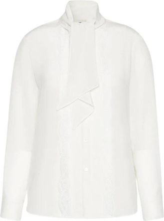 Max Mara Camisa Wkilegume - Blouses & Shirts - Mujer - Blanco - 2XS