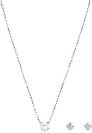 Swarovski Constella Pendant Necklace and Stud Earrings Set