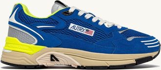 Autry HYPERWAY SNEAKERS IN PRINCESS BLUE AND VANILLA ICE MESH AND SUEDE
