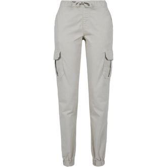 Urban Classics Dames/Dames Cargo Pocket Hoge Taille Joggingbroek (Beton)