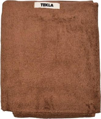Tekla Badlaken - unisex - Handdoeken - Bruin - ONE Size - Katoen - Home