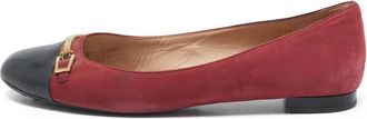 Tod's Ballerine in pelle scamosciata - Rosso