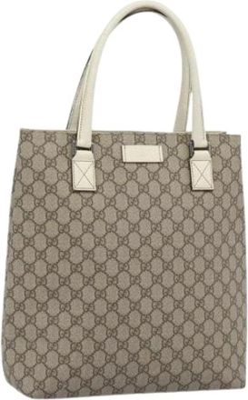 Gucci Pre-owned Canvas gucci-bags - Dames - Vintage Shopper - Beige - ONE Size - Vintage