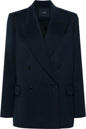 Joseph Jaden virgin-wool blazer - women - Acetate/Virgin Wool/Spandex/Elastane/Polyester - 38 - Blue