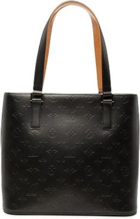 Louis Vuitton Pre-owned Monogram Mat Stockton - Dames - Vintage Shopper - Zwart - ONE Size - Leer - Vintage