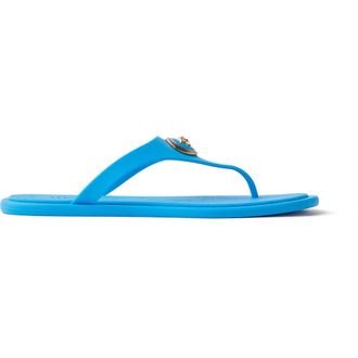 Versace Medusa Flip Flop in Turquoise Versace Gold at Nordstrom, Size 12Us