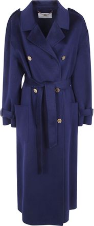 Elisabetta Franchi Coat Belted Coat