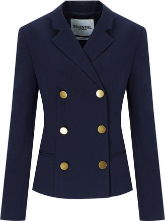 Essentiel BLAZER DOPPIOPETTO IRTHA BLU NAVY ESSENTIEL ANTWERP