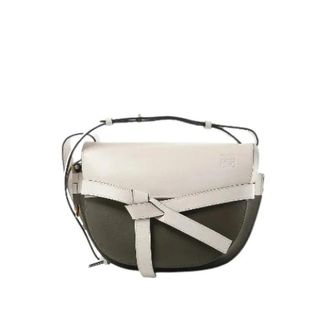 Loewe Pre-owned Cross Body Bags, female, Green, Size: ONE SIZE Pre-owned Gate Small Crossbody Bag