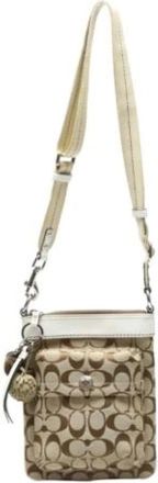 Coach Pre-owned Cross Body Bags, female, Multicolor, Size: ONE SIZE Pre-owned Fabric Shoulder Bag