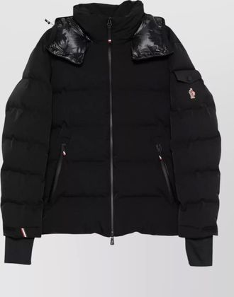 Moncler down quilted hooded puffer jacket