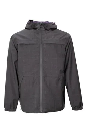 Lords of Harlech Luca Wool Waterproof Jacket in Charcoal at Nordstrom, Size Medium