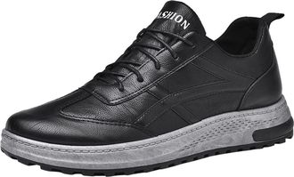 Generic 2026 Running Shoes Mens Large Size Casual Lace Up Solid Color Fashion (A, 7.5)