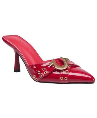 True Religion Doll Metal Logo Heel in Red at Nordstrom, Size 10