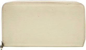 Louis Vuitton Pre-owned Wallets, female, White, Size: ONE SIZE Pre-owned Zippy Wallet