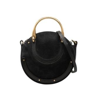 Chlo&eacute; Pre-owned Pixie - Dames - Vintage Schoudertas - Zwart - ONE Size - Leer - Vintage
