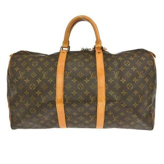 Louis Vuitton Vintage, unisex, Bruin, ONE Size, Pre-owned Weekendtas