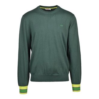 Sun 68 Heren, Truien, Groen, Maat: XL Katoen