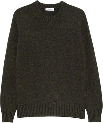 KANGRA Zachte wollen trui met ronde hals - Heren - Ronde hals truien - Bruin - XL - Wol - Truien & Vesten