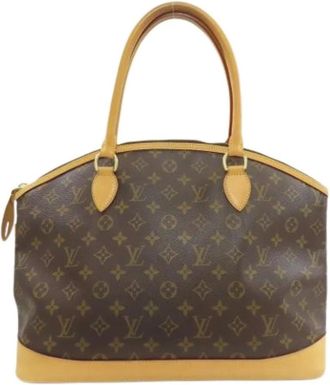 Louis Vuitton Pre-owned Handbags, female, Brown, Size: ONE SIZE Pre-owned Lockit Horizontal Tote Bag