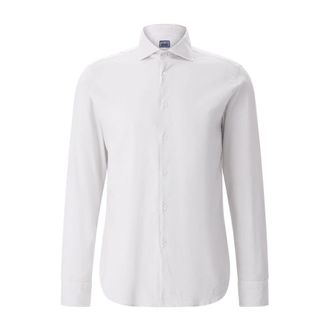 Fedeli Formal Shirts - Heren - Zakelijke Overhemden - Grijs - 3XL - Katoen - Overhemden