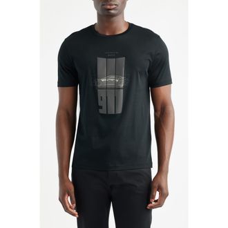 BOSS Porsche Spirit 70 GRX 1 Graphic T-Shirt in Black at Nordstrom, Size Xx-Large