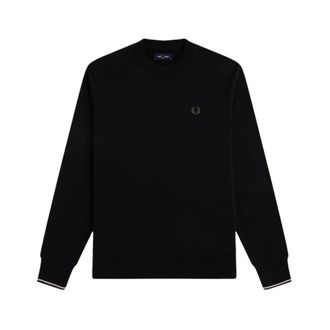 Fred Perry Sudadera con cuello redondo - Sweatshirts & Hoodies - Hombre - Negro - 2XL