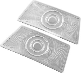 OEM Cubiertas De Ventilaci&oacute;n De Asiento De Dos Piezas, Fabricadas En Aleaci&oacute;n De Aluminio Plateado, Para Mercedes-benz Clase S W223 (modelos 2021-2023)