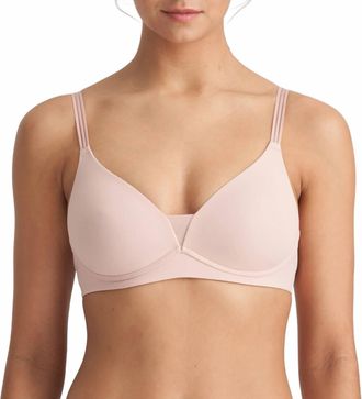 Marie Jo WomenS Louie Full Cup Wireless Bra In Powder Rose