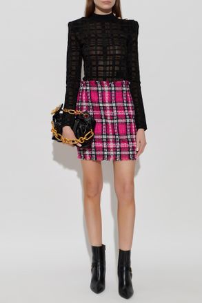Balmain Body With Shoulder Pads, Womens, Black