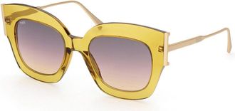 Tod's TO0310 41B Womens Sunglasses Yellow Size 52
