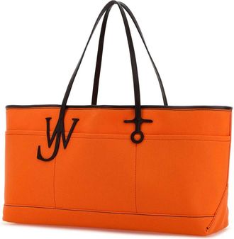 J.W.Anderson Womens Stretch Anchor Tote Orange Cotton