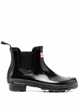 Hunter Stivaletti con applicazione - Nero