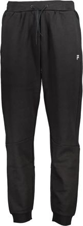 Fila Sportieve Elastische Taillebroek met Manchetten - Heren - Sweatpants - Zwart - S - Broeken